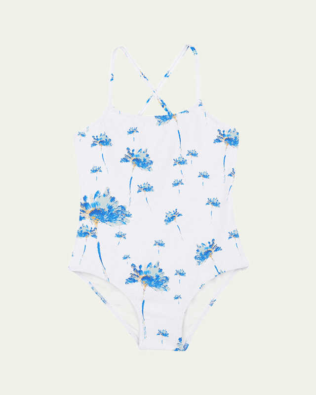 Girl's Herbier One-Piece Swimsuit, Size 2-14